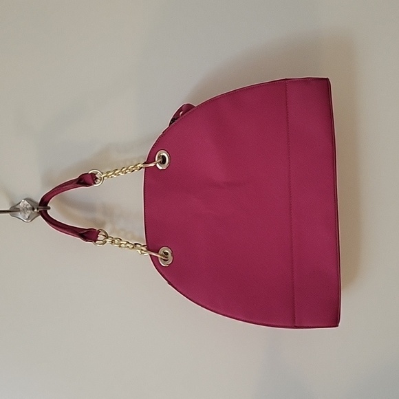 Justfab Barbie Hot Pink Dome Satchel FLAWED - Picture 8 of 9